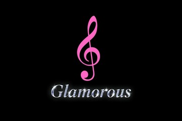 Modern glamorous fashion logo design 
