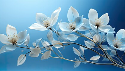 Translucent Blossoms: A Dance of Light and Water on Petals