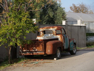 old rusty truck