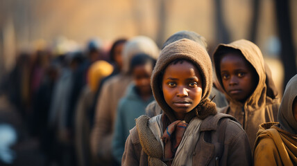 Fototapeta premium African children in the countryside
