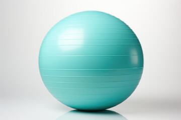 Core balance ball, sports ball for the Gym. Generative AI.