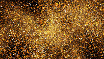 Festive abstract gold dust background - 689548528