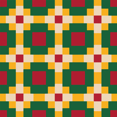 Beautiful seamless pattern in Christmas tones.