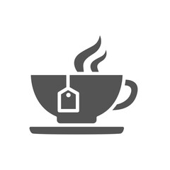 tea cup icon design vector template