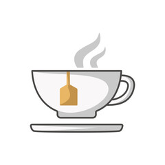 tea cup icon design vector template