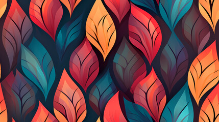 Vibrant seamless patterns with assorted designs, ideal for wallpapers and graphic backgrounds - obrazy, fototapety, plakaty
