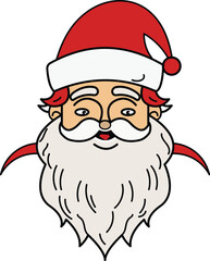 santa claus christmas vector graphics design
