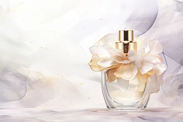 Poster フレグランスアロマの香水ボトルイメージ © azure