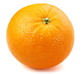 orange fruit isolated on white background