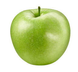 Green Apple fruit isolated on white background