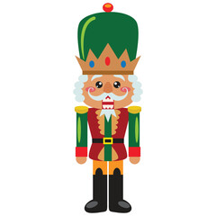 Nutcracker vector cartoon illustration