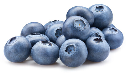 Fresh blueberry isolated on white background