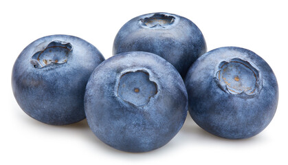 Fototapeta premium Fresh blueberry isolated on white background