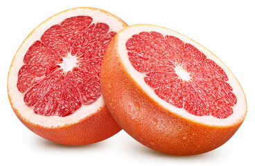 Grapefruit isolated on white background