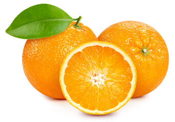 Orange isolated on white background