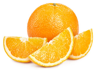 Orange isolated on white background