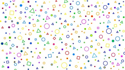 pattern with confetti