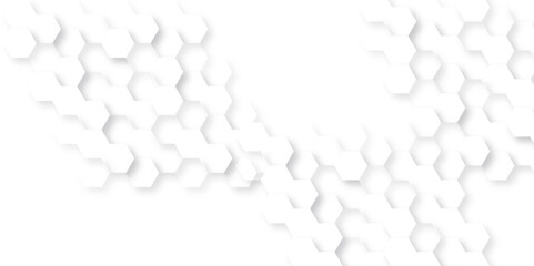 	
Abstract background with hexagon, modern abstract vector polygonal pattern. Futuristic abstract honeycomb technology white background. Luxury white hexagon pattern.