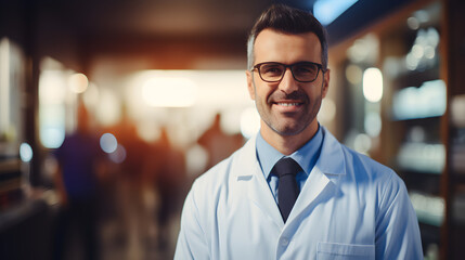 Obraz premium Doctor at the clinic