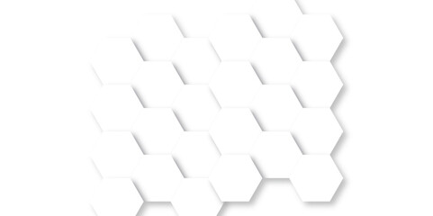 	
Abstract background with hexagon, modern abstract vector polygonal pattern. Futuristic abstract honeycomb technology white background. Luxury white hexagon pattern.