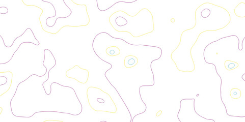 Abstract wave pattern with lines. Abstract Vector geographic contour map and topographic contours map background. Abstract white pattern topography vector background. Topographic line map background.