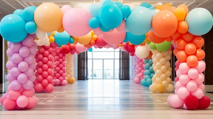Foto op Plexiglas Colorful balloons decoration © UsamaR