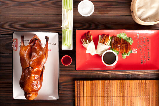 Close-up of Peking roasted duck