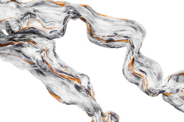 Silk scarf isolated