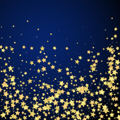 Magic stars vector overlay.  Gold stars scattered