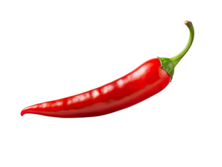 red chili as element in isolated background