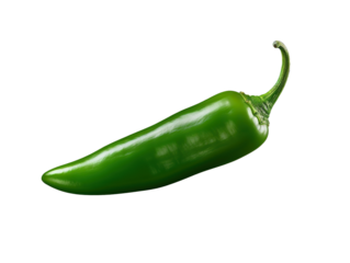 green chili as element in isolated background