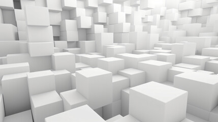White and Grey abstract rectangles perspective background