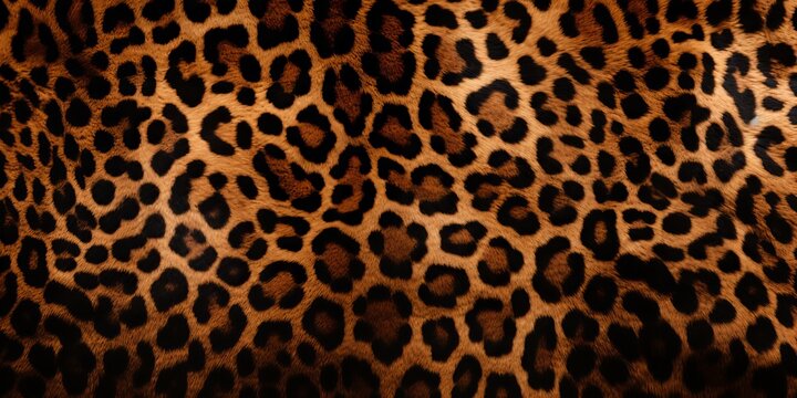 Background of faux leopard print fur texture © RMedia