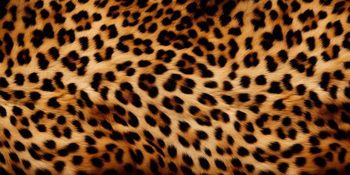 Background of faux leopard print fur texture