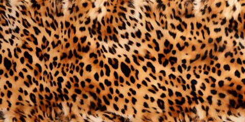 Background of faux leopard print fur texture