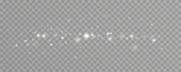 Glow light effect. Vector illustration. Christmas flash. dust. Glow light effect. Star burst with sparkles.