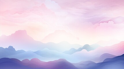 visually soothing desktop background with a gradient that mimics the soft hues of a watercolor painting