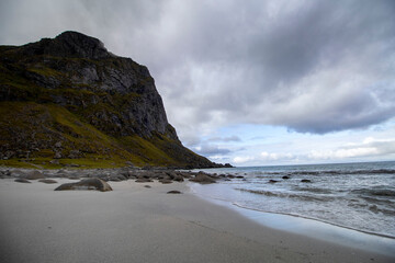 Uttakleiv Beach, Lofoten Islands, Norway, Europe