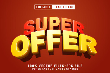 Super Offer Editable Text Effect