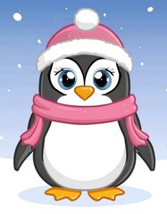 Naklejka premium penguin 