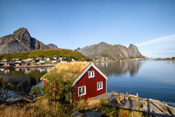 Village Reine, Lofoten Islands, Norway, Europe