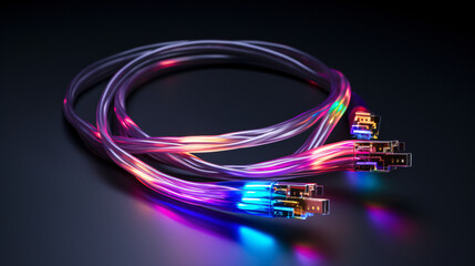 Fiber optic cable - obrazy, fototapety, plakaty