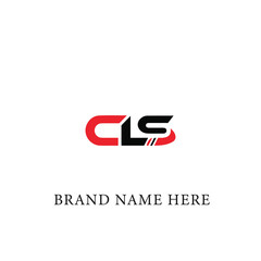 CLS logo. C L S design. White CLS letter. CLS, C L S letter logo design. Initial letter CLS linked circle uppercase monogram logo. C L S letter logo vector design. 