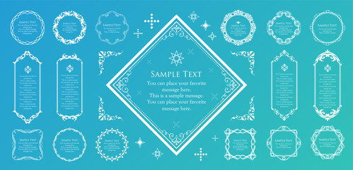 美しいアンティークフレーム