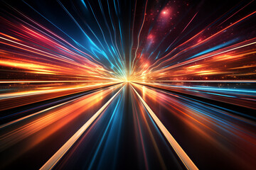 Obraz premium speed motion blur