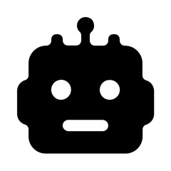 Robot Face (Avatar) Solid Icon