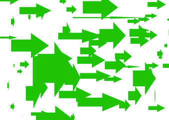 green arrows background