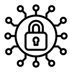 Cyber Security Icon Design