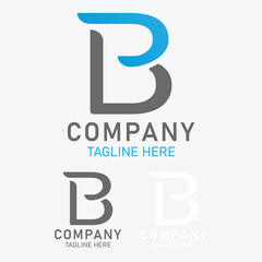 b logo for company vector