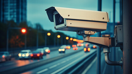 Monitoring a highway with a video traffic camera